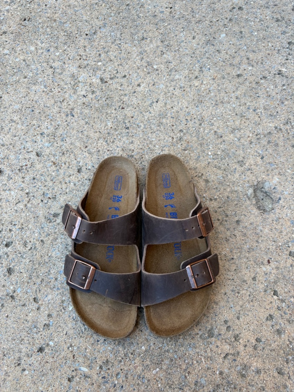 Birkenstock Kids Brown leather